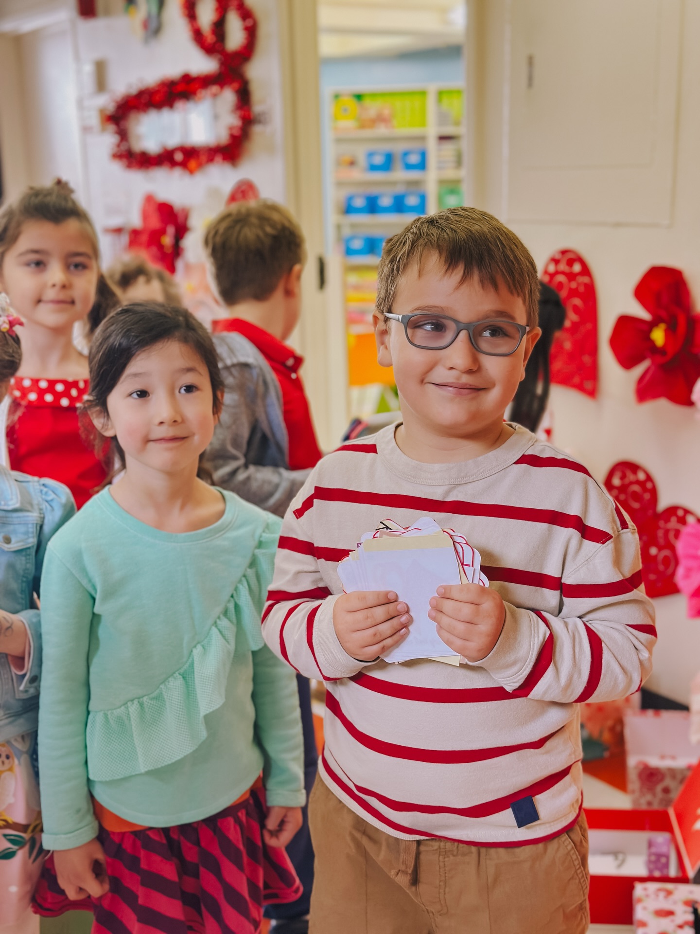 💕Our school turned red and pink — the sweetest sign that Valentine’s Day is almost here! Students and teachers alike joined in exchanging cards and small gifts, filling our hallways with smiles, laugh...